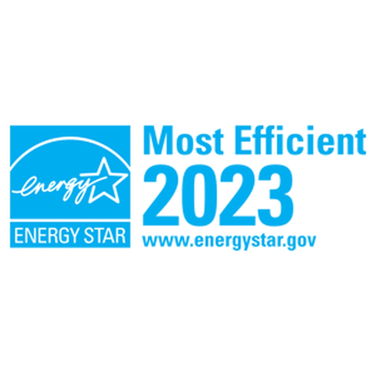 ENERGY STAR Most Efficient 2023 certification badge awarded to the Beko BFBF30216SS
